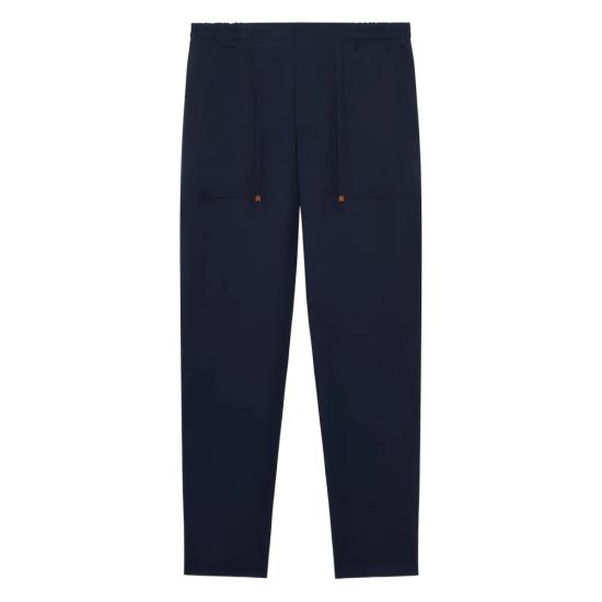 25FW 드롤드무슈 스트레이트 팬츠 I BP197 PL127 NAVY BLUE