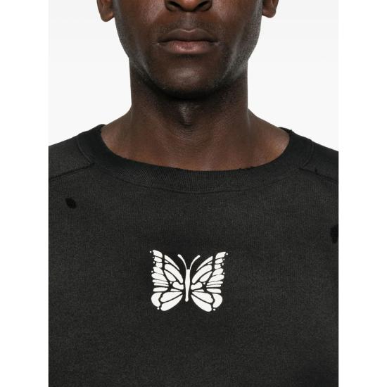 25FW 니들스 스웨터 RW336 BLACK - NEEDLES