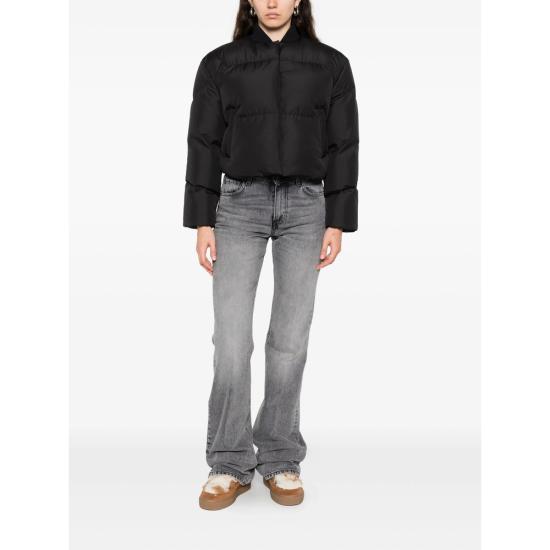 25FW 크리스조이 봄버 자켓 KWF25R0647 NY0029 BLACK - KHRISJOY