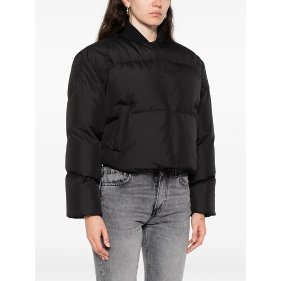 25FW 크리스조이 봄버 자켓 KWF25R0647 NY0029 BLACK - KHRISJOY