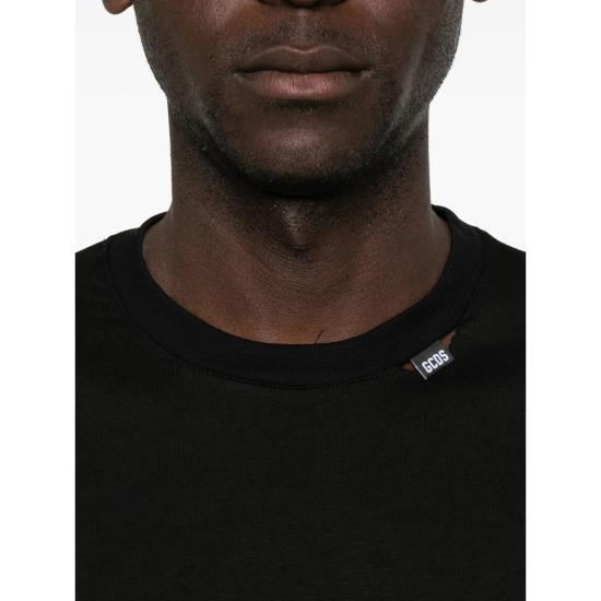 25FW 지씨디에스 긴팔 티셔츠 B2CM2206JF1 BLACK BLACK WHITE - GCDS