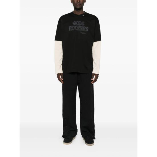 25FW 지씨디에스 긴팔 티셔츠 B2CM2205JF1 BLACK - GCDS