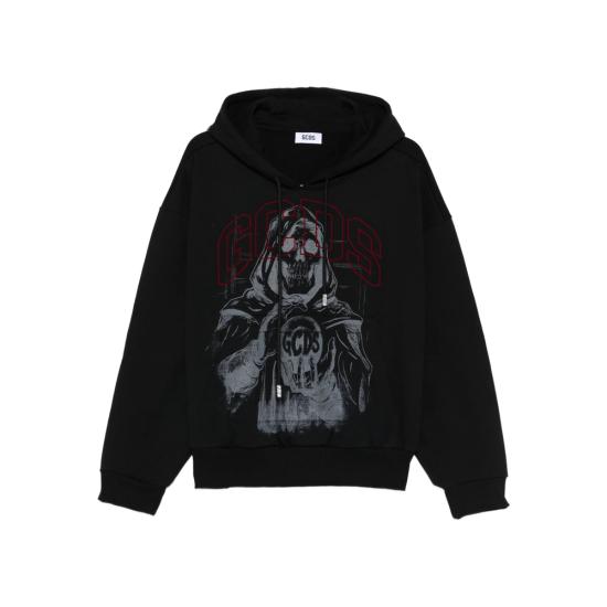 25FW 지씨디에스 후드 티셔츠 B2CM1907JE7 BLACK