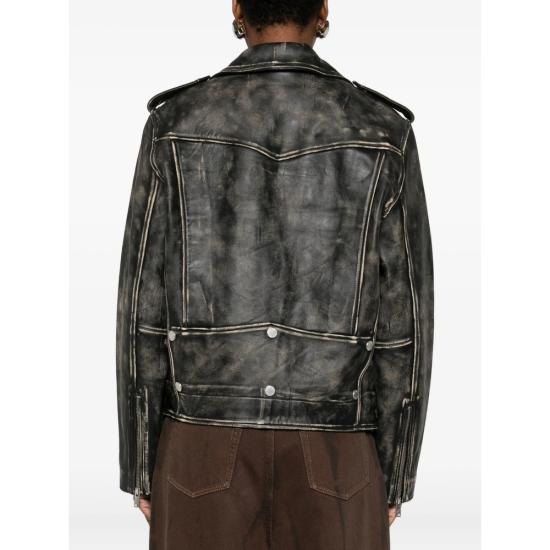 25FW 게스투즈 가죽 자켓 10910555 RYLEE VINBK BLACK - GESTUZ