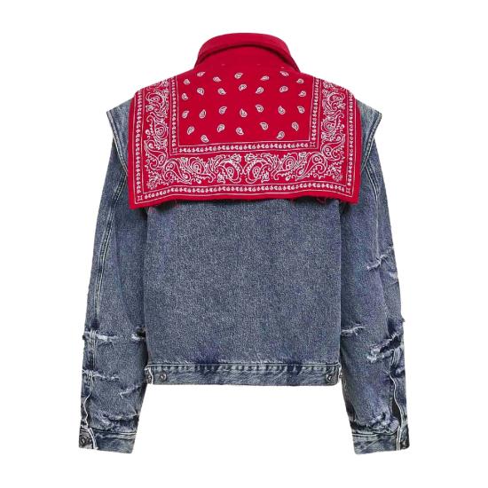 25FW 피디에프 데님 자켓 DFM09027 DF121 WHBLU BLUE - PDF