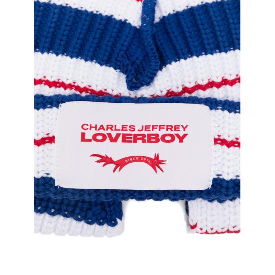25FW 찰스 제프리 러버보이 비니 052130206 BLU BLUE WHITE - CHARLES JEFFREY LOVERBOY