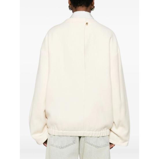 25FW 까르벵 긴팔 티셔츠 6252K21210 BL327 OFFWH WHITE - CARVEN