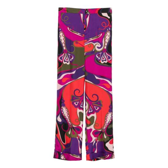 25FW 푸찌 스트레이트 팬츠 5URT10 5U731 017 PURPLE RED - PUCCI