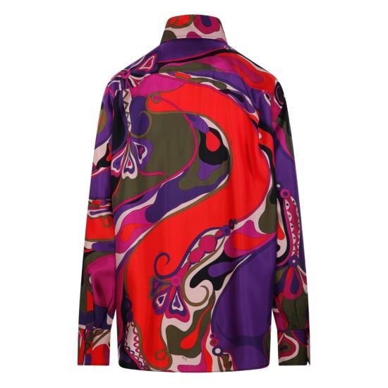 25FW 푸찌 블라우스 5URJ10 5U731 017 PURPLE PINK - PUCCI