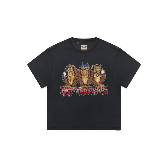 25FW 갤러리 디파트먼트 반팔 티셔츠 SNE 10285 VBLK BLACK