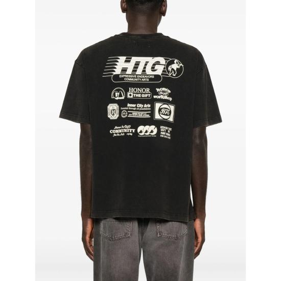 25FW 오너 더 기프트 탑 HTG250394 BLACK - HONOR THE GIFT