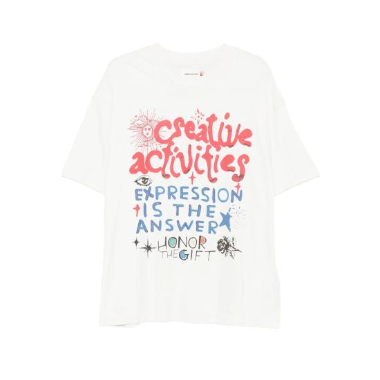 25FW 오너 더 기프트 반팔 티셔츠 HTG250390 BONE WHITE