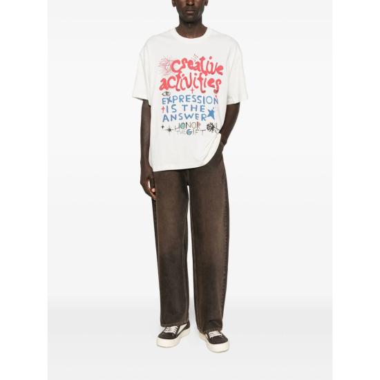 25FW 오너 더 기프트 반팔 티셔츠 HTG250390 BONE WHITE - HONOR THE GIFT