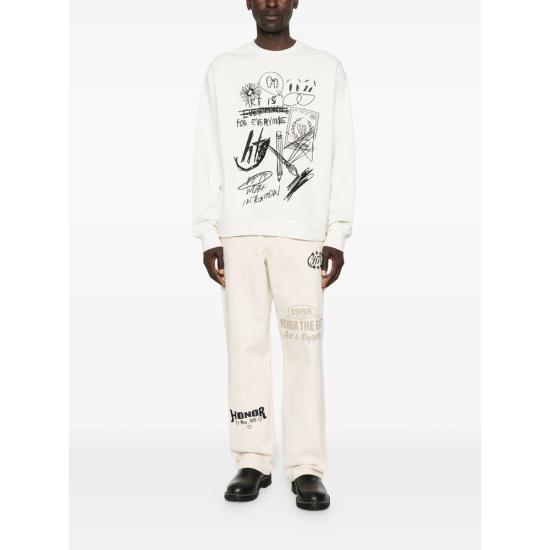 25FW 오너 더 기프트 스웨터 HTG250342 BONE WHITE - HONOR THE GIFT