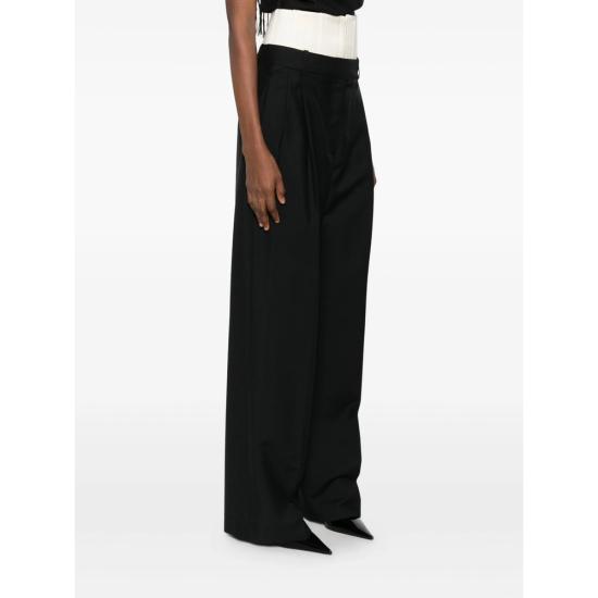 25FW 로에 스트레이트 팬츠 417 30 053 BLACK - ROHE