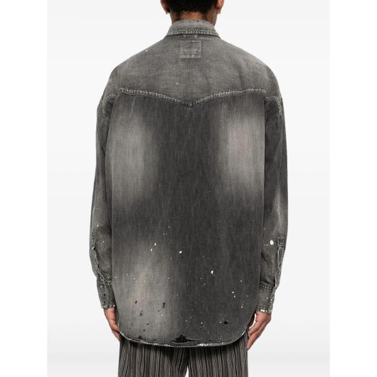 25FW 메종 미하라 야스히로 셔츠 J15SH125 BLACK - MAISON MIHARA YASUHIRO