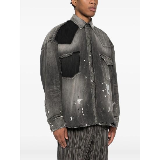 25FW 메종 미하라 야스히로 셔츠 J15SH125 BLACK - MAISON MIHARA YASUHIRO