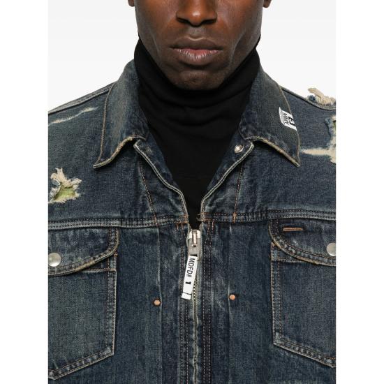 25FW 메종 미하라 야스히로 데님 자켓 J15BL121 INDIG BLUE - MAISON MIHARA YASUHIRO