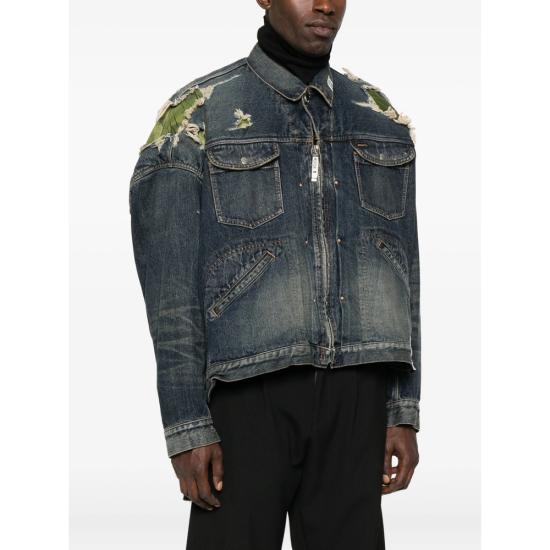 25FW 메종 미하라 야스히로 데님 자켓 J15BL121 INDIG BLUE - MAISON MIHARA YASUHIRO