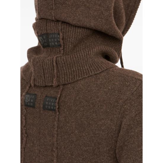 25FW MM6 메종마르지엘라 바라클라바 M13187 S62TB0005 144 BROWN - MM6 MAISON MARGIELA