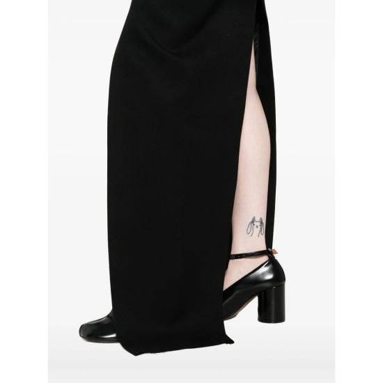 25FW 릭 오웬스 롱 스커트 RO02E4387 WD 09 BLACK - RICK OWENS