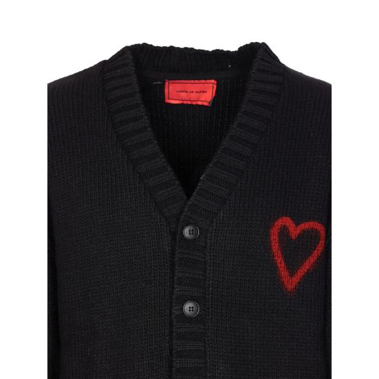 25FW 비전오브슈퍼 가디건 VS060SC NERO BLACK - VISION OF SUPER