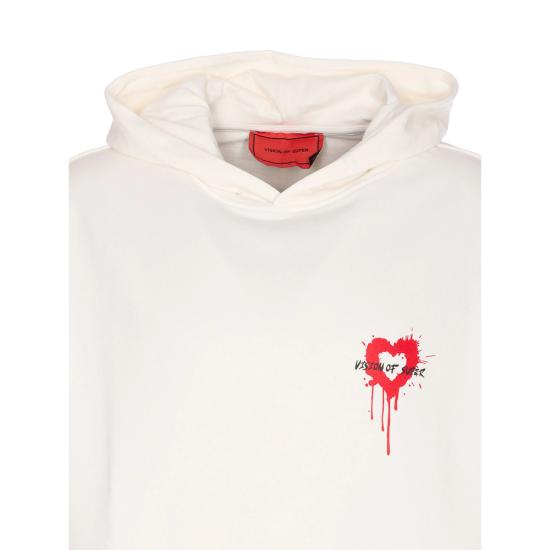 25FW 비전오브슈퍼 후드 티셔츠 VS003HO OFFWH WHITE - VISION OF SUPER