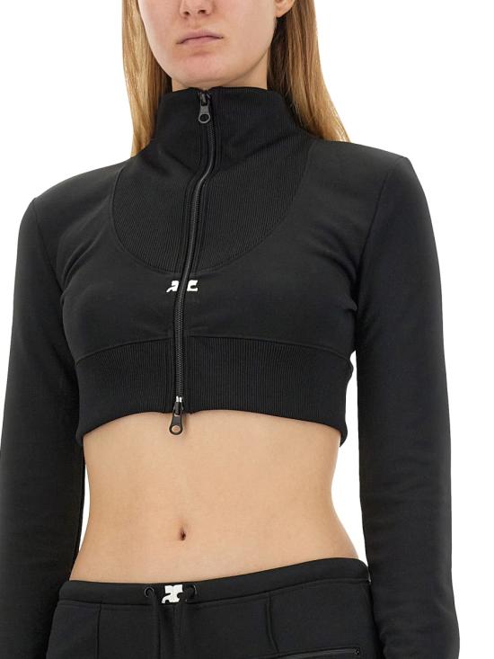 26SS 쿠레쥬 스웨터 423JVE059J S00919999 BLACK - COURREGES