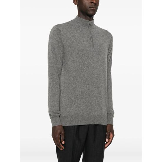 25FW 소프트 고트 집업 니트 SF1922 GREY - SOFT GOAT