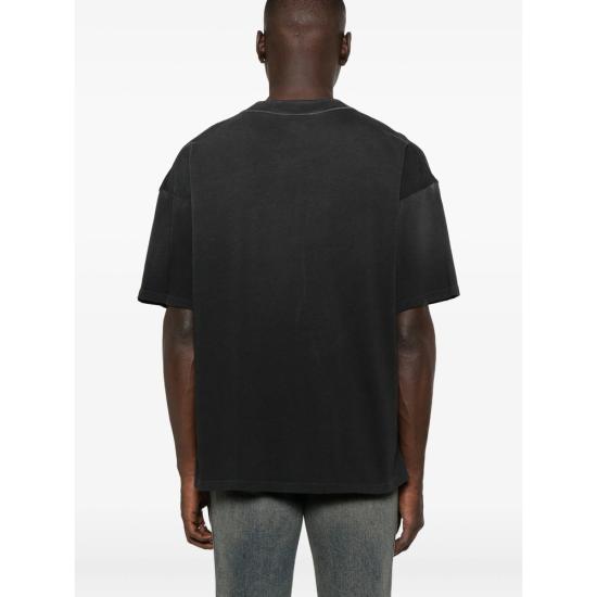 25FW 리프레젠트 반팔 티셔츠 MLM100170 04 STBK BLACK WHITE - REPRESENT