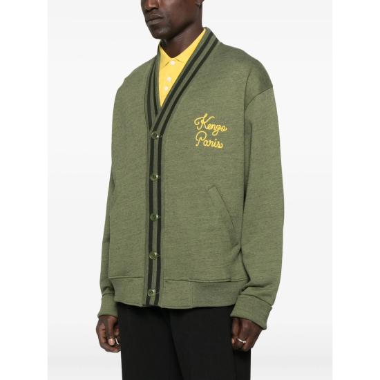 25FW 겐조 가디건 FF65CA5504MO 50 GREEN - KENZO