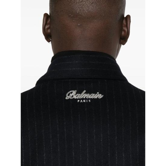 25FW 발망 봄버 자켓 FH0TFA72 MH94 SPW BLACK - BALMAIN