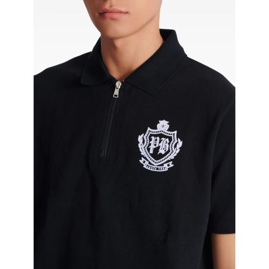 25FW 발망 폴로 티셔츠 FH0GC027 GF30 EAB BLACK - BALMAIN