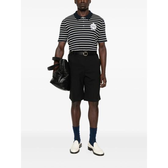 25FW 발망 폴로 티셔츠 FH0GC026 GF30 SFF BLACK - BALMAIN