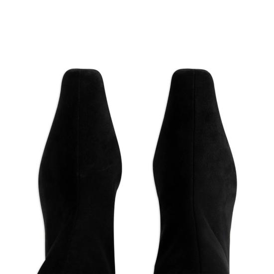 25FW 케이트 ONA 오나 스웨이드 앵클 부츠 F1100 964 L964 200 BLACK - KHAITE