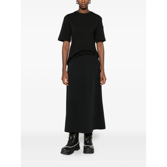 25FW 몽클레어 X 에드워드 에닌풀 반팔 티셔츠 89AUG 8C00001 999 BLACK - MONCLER X EDWARD ENNINFUL