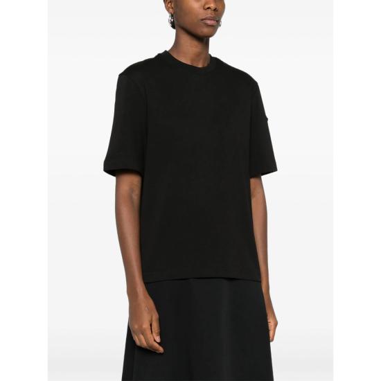 25FW 몽클레어 X 에드워드 에닌풀 반팔 티셔츠 89AUG 8C00001 999 BLACK - MONCLER X EDWARD ENNINFUL