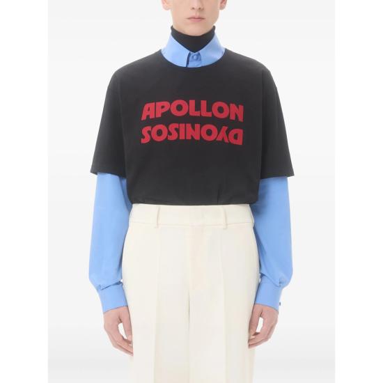 25FW 발렌티노 가라바니 반팔 티셔츠 7V0MG16PB6E 0NR BLACK - VALENTINO GARAVANI