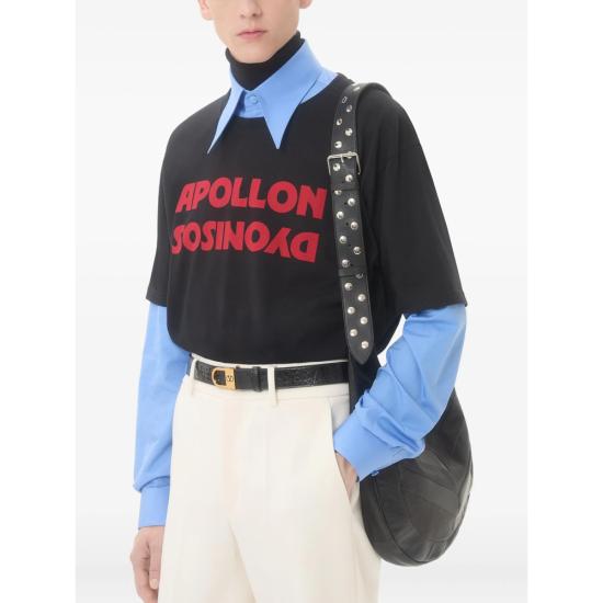 25FW 발렌티노 가라바니 반팔 티셔츠 7V0MG16PB6E 0NR BLACK - VALENTINO GARAVANI