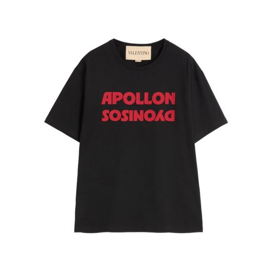 25FW 발렌티노 가라바니 반팔 티셔츠 7V0MG16PB6E 0NR BLACK