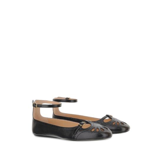 25FW 끌로에 플랫 슈즈 25W14VUN 001 BLACK - CHLOE