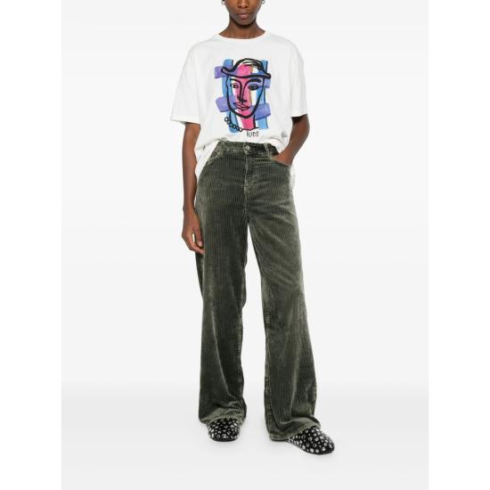 25FW 벨로즈 가죽 팬츠 P1754 PARTHE 167 GREEN - BELLEROSE