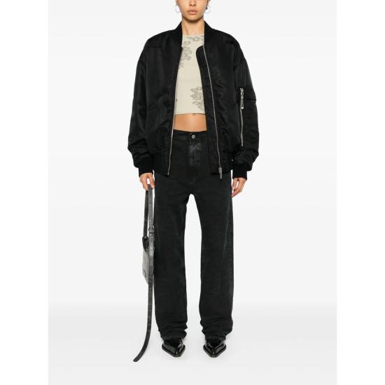 25FW 44레이블 봄버 자켓 B0030485 FA487 099 BLACK - 44 LABEL