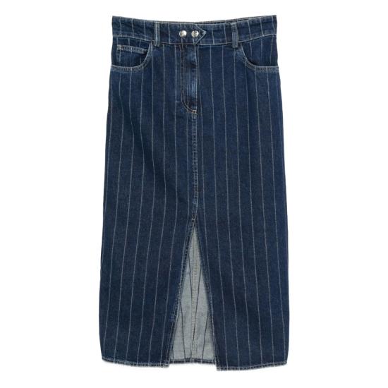 25FW 바쉬 데님 스커트 ROMY BLUEJ