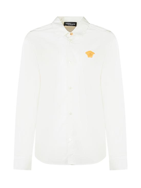 25FW [키즈] 베르사체 셔츠 10020681A08318 2W110 WHITE GOLD
