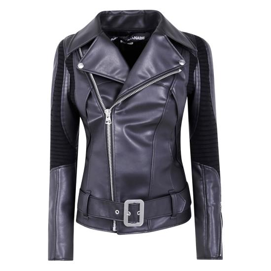 25FW 와타나베 준야 바이커 자켓 JP J007 BLACK