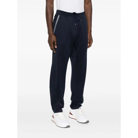 25FW 브루넬로 쿠치넬리 트레이닝/조거 팬츠 MM8433102G C210 BLUE - BRUNELLO CUCINELLI