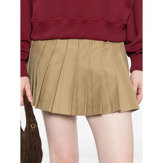 25FW 세븐포올맨카인드 숏 스커트 7UZ60F07 PLATED 1A8 NEUTRALS - 7 FOR ALL MANKIND