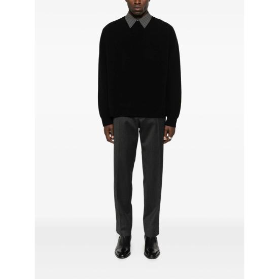 25FW 로베르토 콜리나 스웨터 M19001 M1909 BLACK - ROBERTO COLLINA