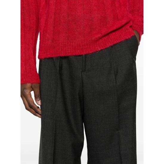 25FW 선플라워 스트레이트 팬츠 4160 2 WIDE PLEAT ANTRA GREY - SUNFLOWER